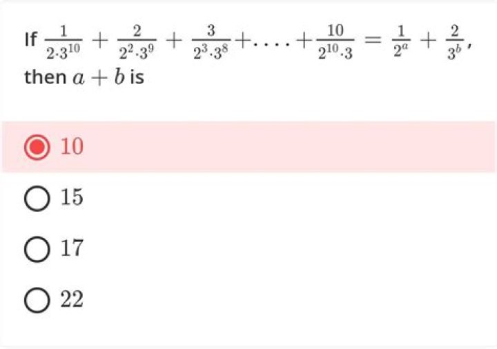 $a$ and $b$ are solutions of $ \frac{1}{x^{2} - 10x-29} + \frac{1}{x^{2} - 10x-45} - \frac{2}{x^{2} - 10x-69} = 0 $, $a+b=?$