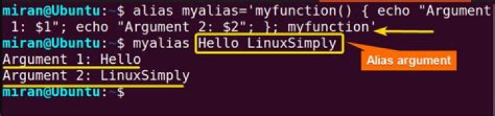 Alias: binds with multiple arguments