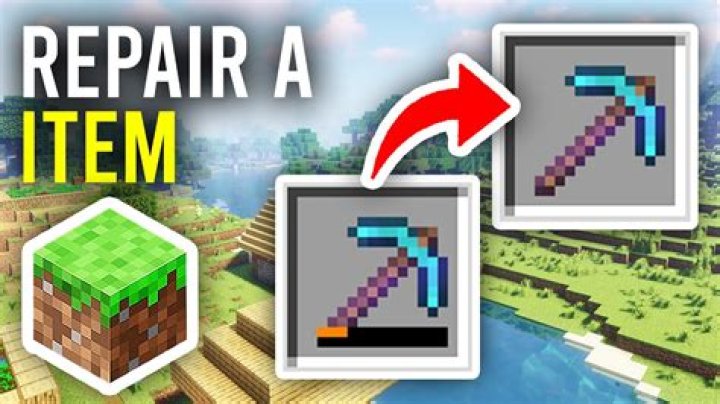 Can I repair an enchanted iron pickaxe with an iron ingot and an anvil?