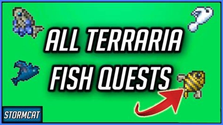 Cannot turn in quest fish to terraria angler