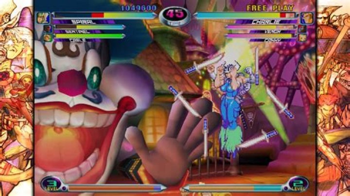 Confused about the button inputs for MvC2 on PS2