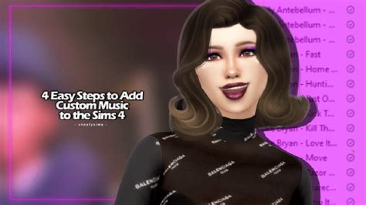 Custom music in The Sims 3 for various modes?