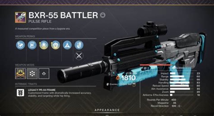 Does the BXR-55 BATTLER's intrinsic perk work with Rangefinder?