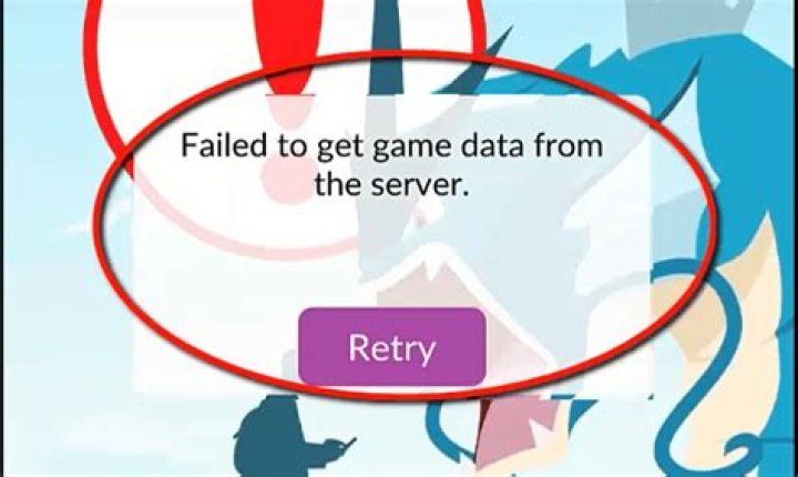 Failed to get game data from the server