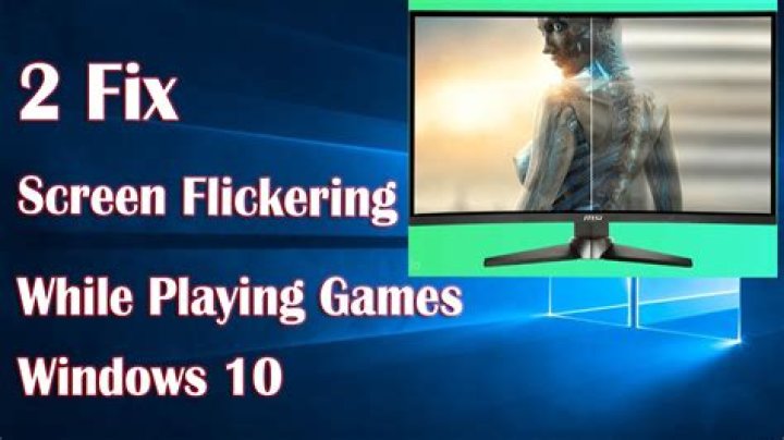 Fullscreen flickering while in-game