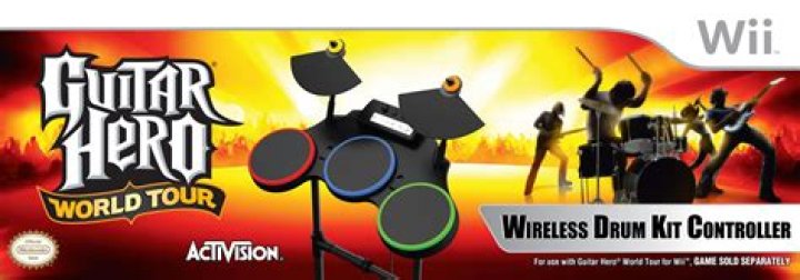 How do I use my MIDI drums in Guitar Hero World Tour for PC?