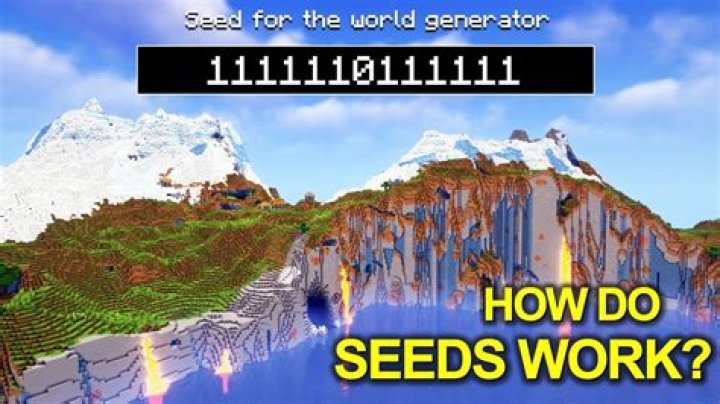 How do Minecraft seeds work? [duplicate]