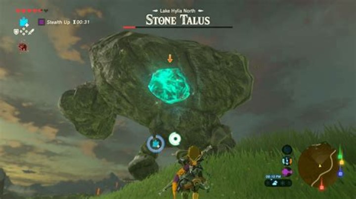 How do you beat a Stone Talus in Legend of Zelda BoTW?