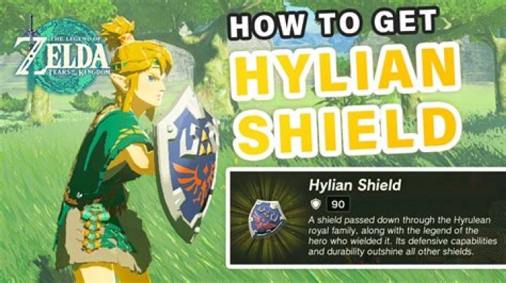 How do you get buffs on the hylian shield?