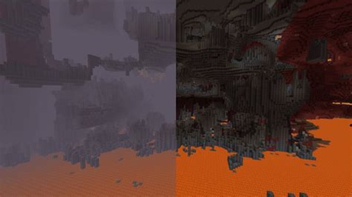 How do you get rid of fog in the nether on Minecraft bedrock?