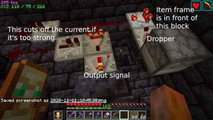 How do you make an item frame turn activate a redstone source?