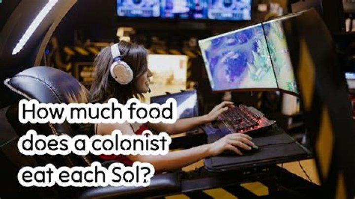 How much food does a colonist eat each Sol?