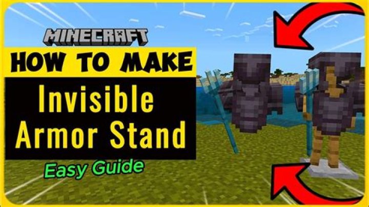 How to get a permanently invisible armor stand without cheats