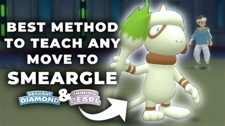 How would I teach Smeargle the specific moves I want him to learn?
