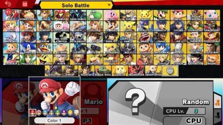 Is character customisation different between Smash Ultimate and Smash Wii U / 3DS?