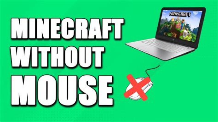 Minecraft without a mouse?