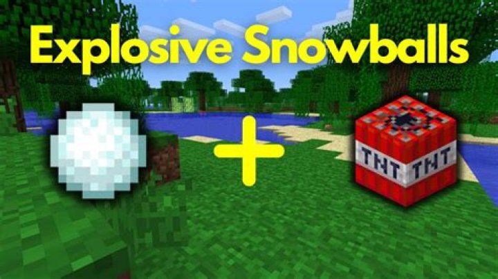 Snowballs exploding like TNT?
