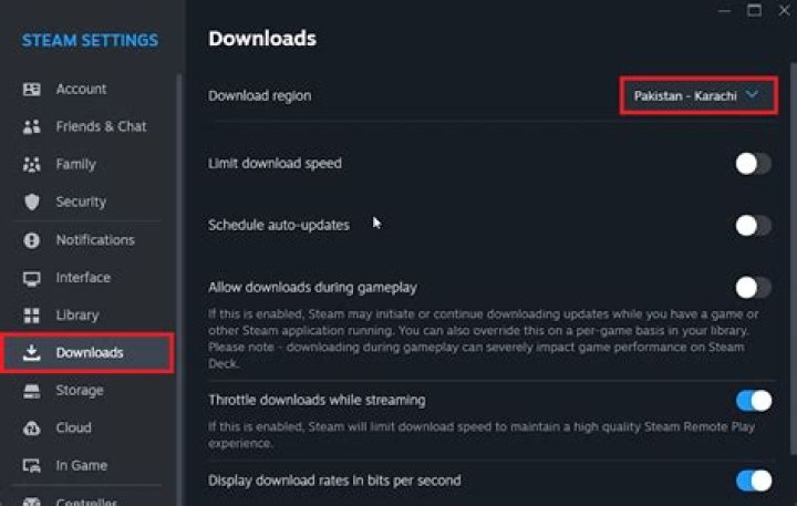 Steam not downloading games