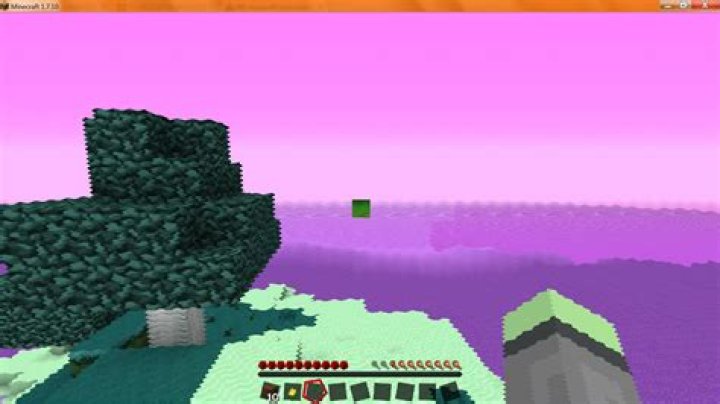 The game displays messy colors and pixels movements