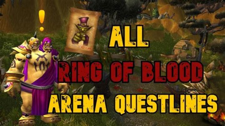 What are all the "Ring of Blood" arena-style quest chains?