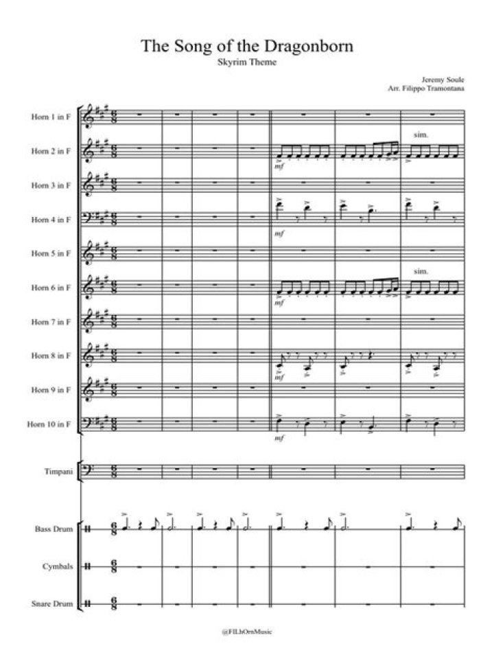 What is the language used in the Song of the Dragonborn?