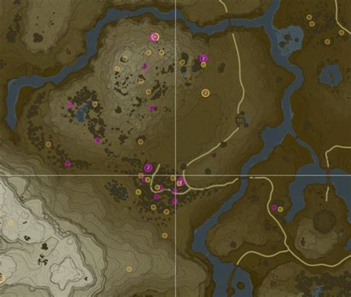 Where can I farm "hearty" fruits or other food that gives yellow hearts in Breath of the Wild?