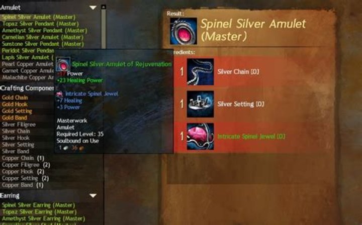 Where can I find amulets that goes in the amulet slot?