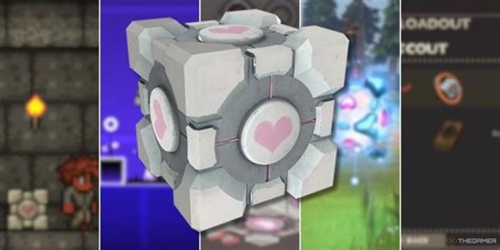 Where is the hidden weighted companion cube when playing Portal 2 in co-op? (Party of three achievement)