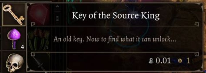 Where is the key to the Chest of the Source King?
