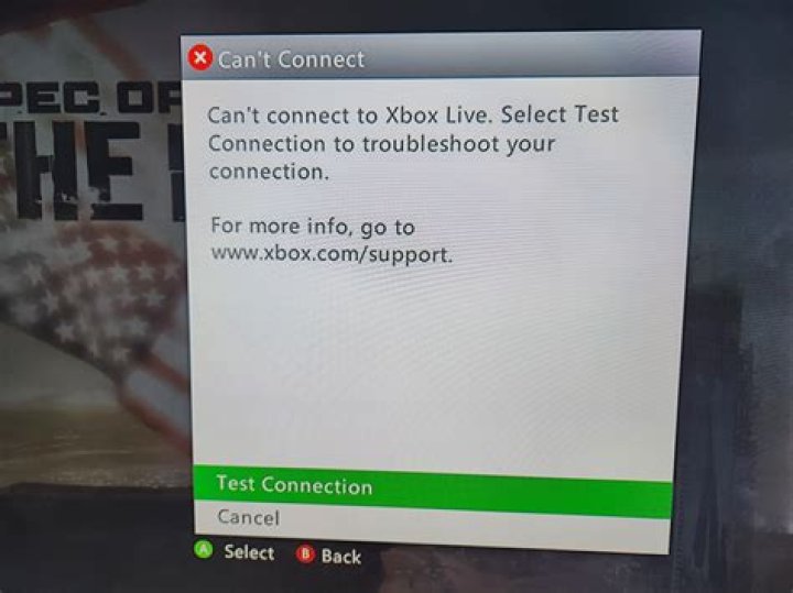 Xbox 360 apps cannot connect to Xbox Live